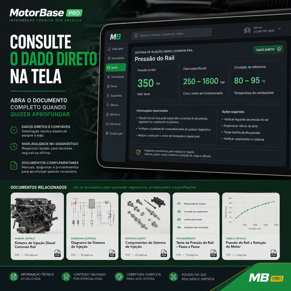 Consulte o dado direto na tela e abra o documento completo: manuais, diagramas, especificações e procedimentos