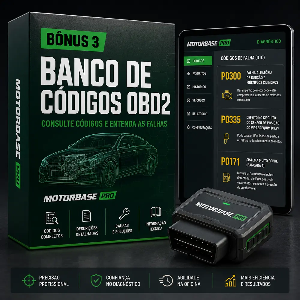 Bônus 3 — Banco de Códigos OBD2