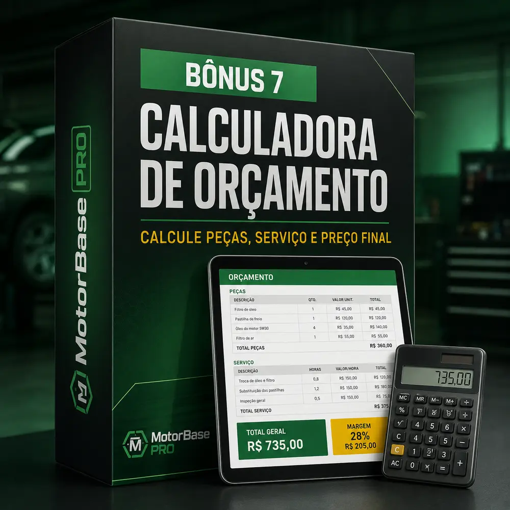 Bônus 7 — Calculadora de Orçamento: calcule peças, serviço e preço final